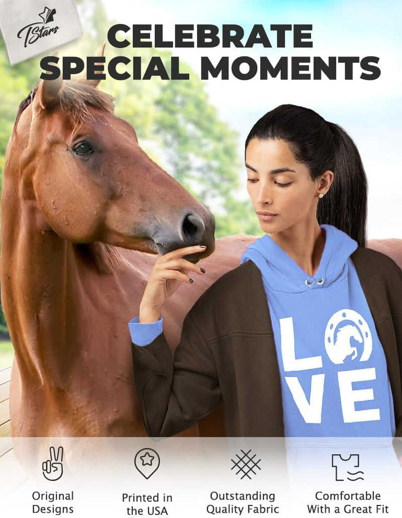 Gift for Girls Who Love Horses Girl Teen Women Horse Lovers Hoodie
