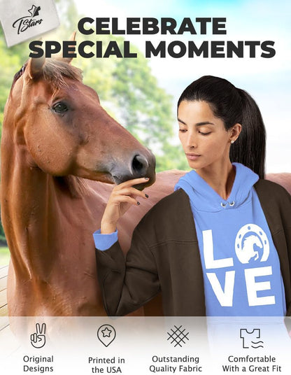 Gift for Girls Who Love Horses Girl Teen Women Horse Lovers Hoodie