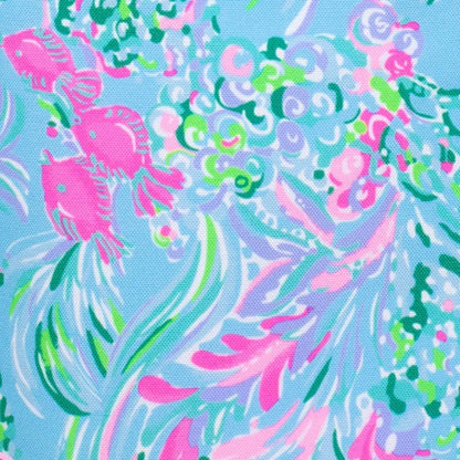 Lilly Pulitzer Leatherette Initial Keychain, Letter Bag Charm for Women